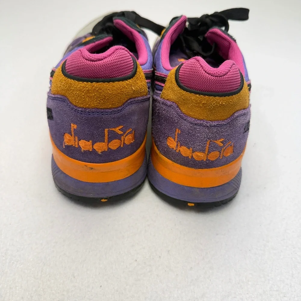 Diadora N9000 Mens Sneakers Purple Orange Magenta 501.160827-55246 Size 10